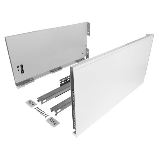 RiexTrack Double wall slide, 249/500 mm, white