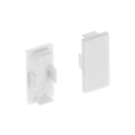 Riex NX40 Accessoires séparateur de tiroir,embout d'extrémité pour tringle carrée, blanc