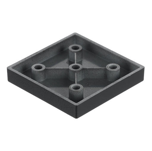 Riex GR73 Meubelpoot, Kunststof, 60 x 60 x 10 mm, Chroom