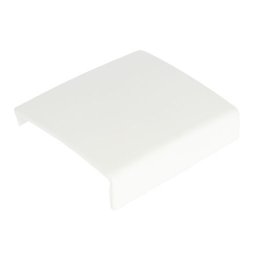Italiana Ferramenta ZK Cover for cabinet hanger, right, white