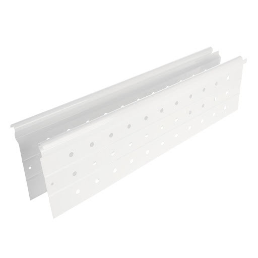 Riex NX40 Set of 2 raised sides for drawer with 2 round railings, 204/500 mm, white