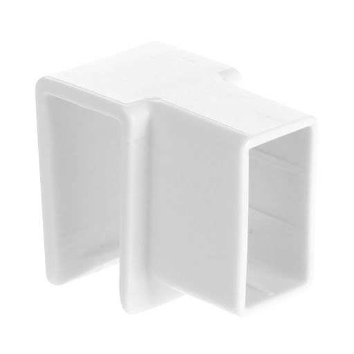 RiexTrack Accessoires séparateur de tiroir, fixation en T pour tringle carrée, blanc