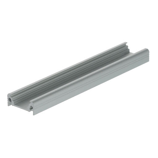 Riex EO11 LED profile surface, max. width 12 mm, 2 m, silver anodized