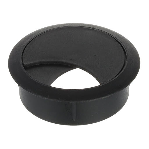 Riex EK62 Cable outlet round plastic ø60 mm, H20, black