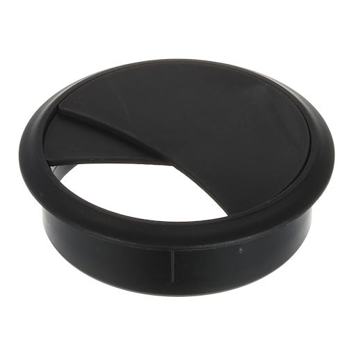 Riex EK72 Sortie de câble ronde en plastique ø70 mm, H20, noir