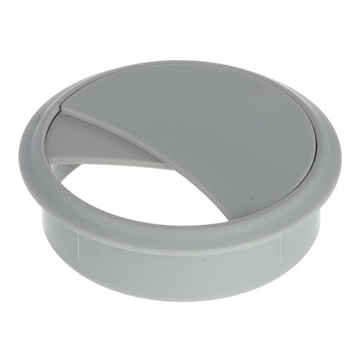 Riex EK72 Passacavi rotondo in plastica ø70 mm, H20, grigio chiaro