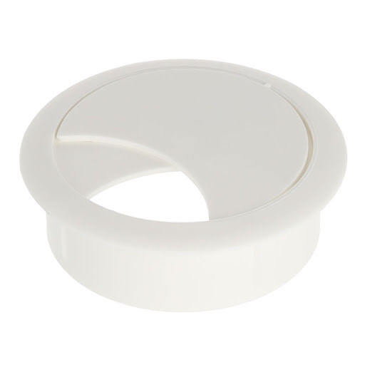 Riex EK62 Sortie de câble ronde en plastique ø60 mm, H20, blanc