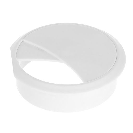 Riex EK72 Passacavi rotondo in plastica ø70 mm, H20, bianco