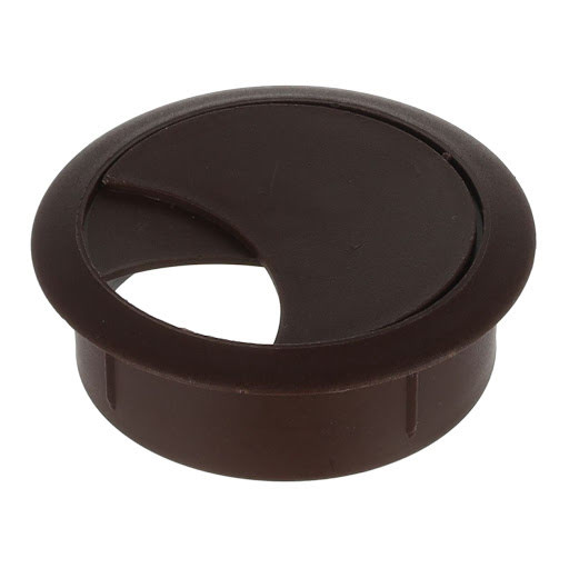 Riex EK62 Cable outlet round plastic ø60 mm, H20, brown