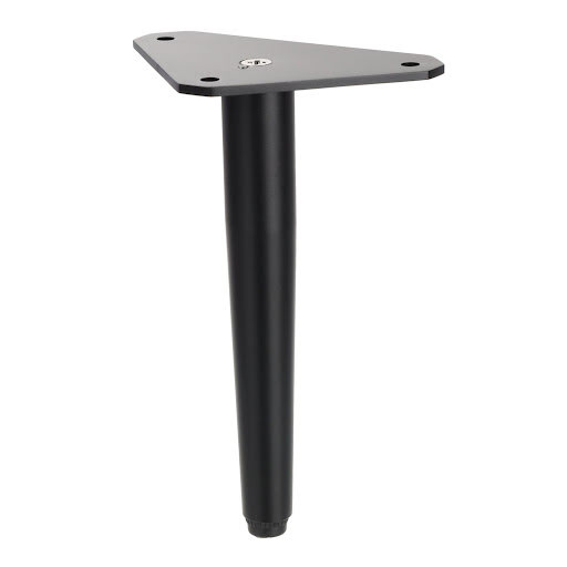 Riex GA77 Furniture leg D22, H150, matt black