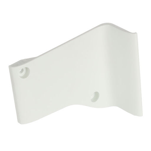 Italiana Ferramenta Libra H7 Cover for cabinet hanger, W16, left, white