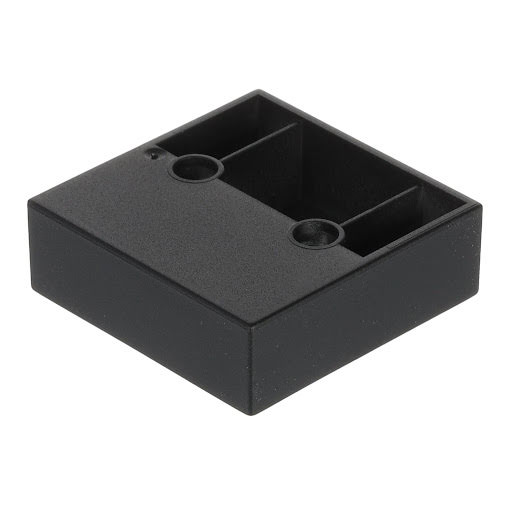 Riex GR72 Picior de mobilă, 60x60 mm, H20, negru