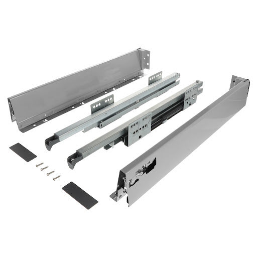 Riex NX40 Double wall slide, basic drawer, 86/500 mm, grey