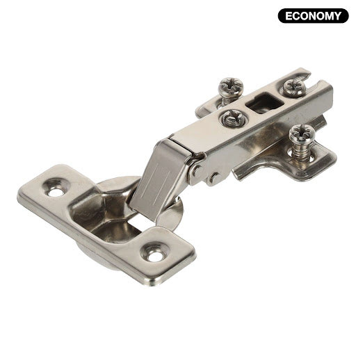Riex NS20 Hinge slide on, full overlay, without soft-close + plate H0 with euroscrews