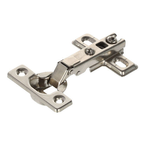 Riex NS30 Hinge mini slide on, full overlay, without soft-close + plate H0 for 2 screws