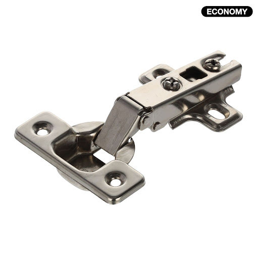 Riex NS20 Hinge slide on, full overlay, without soft-close + plate H0 for 2 screws