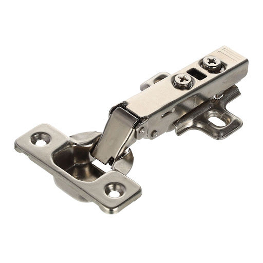 Riex NC40 Hinge clip on, full overlay, soft-close + plate H0 for 2 screws