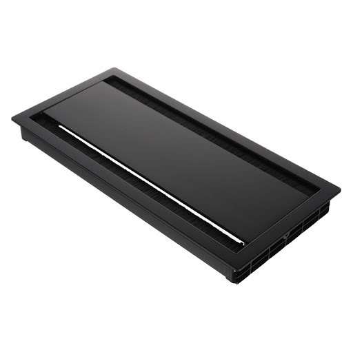 ASA Plastici Exit Exit Dual 2.0 trecere de cablu, 316x148 mm, H15, negru