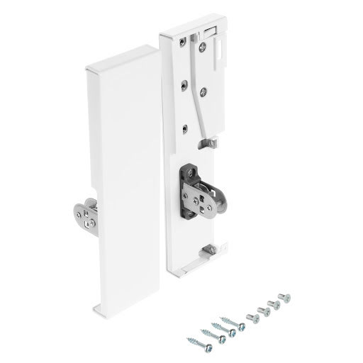 Riex ND30 Inner drawer accessories, front panel holder for 2 railings, H137, white