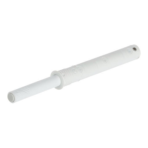 Italiana Ferramenta K Push pentru gaurire 10 mm, cu tampon, 37 mm, alb