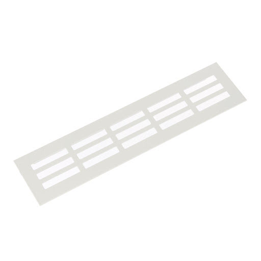 Riex GV44 Aluminium ventilation grid, 80x1000 mm, white