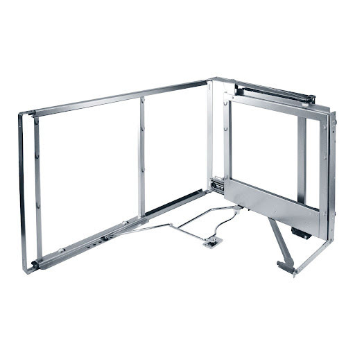 Kesse MagicCorner, frame with soft-close mechanism, right, silver