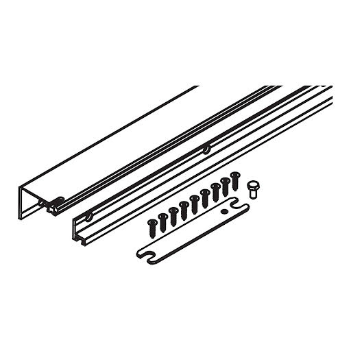 Hawa Concepta Pre мounted, connecting профиль 55/650 мм, серебро анодир., set with access.