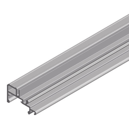 Cinetto PS40 Profil inferior 2000 mm, argintiu periat anodizat, argintiu periat