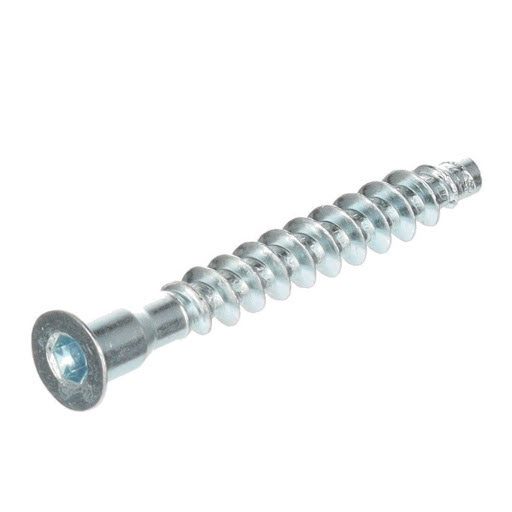 Riex JD65 Bevestigingsschoef met HEX drive 5 x 50 mm (400 stks), Wit verzinkt