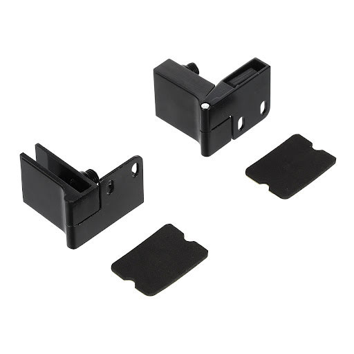 Riex NG50 Hinges for glass door (max. 5 mm), black