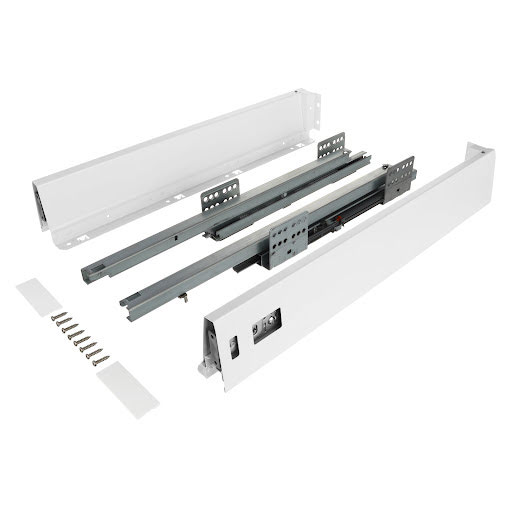 Riex ND30 Kit tiroir, coulisse double paroi, tiroir standard, 86/300 mm, blanc