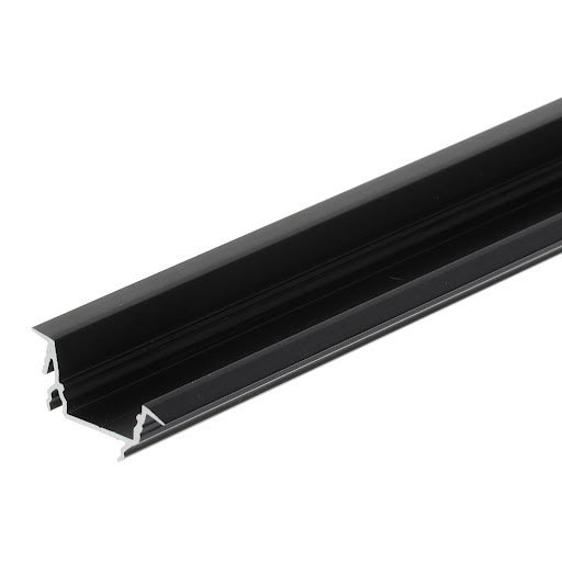 Riex EO35 LED profiel 14 mm, Zijrichting inbouw, 3000 mm, Zwart