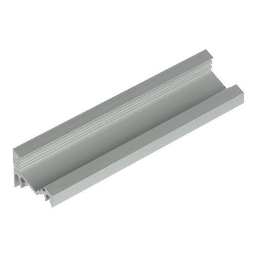 Riex EO20 LED profile corner, max. width 10 mm, 3 m, silver anodized