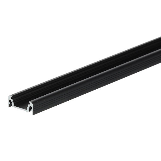 Riex EO11 Profilé LED plat, largeur max. 12 mm, 3 m noir