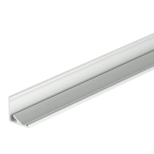 Riex EO22 Angle pour profilé LED, larg. max. 12 mm, 3 m, argent anodisé