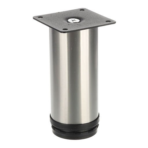 Riex GS28 Furniture leg D50, H120, stainless steel imitation