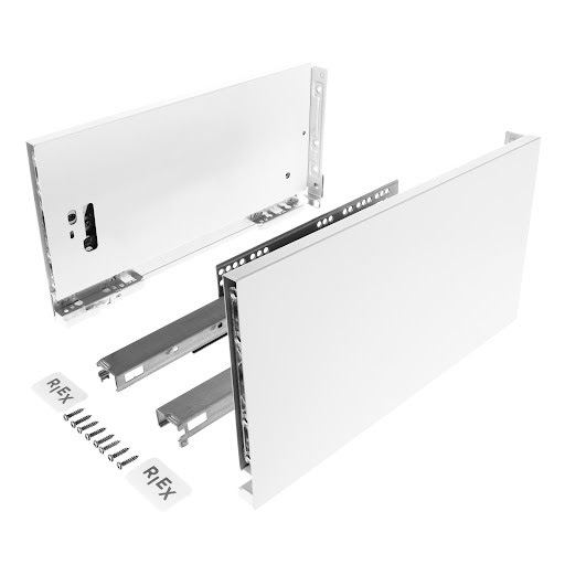 RiexTrack Double wall slide, 185/350 mm, white