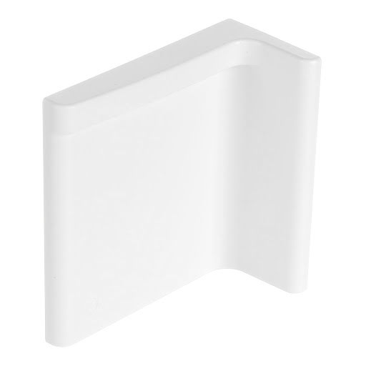 Italiana Ferramenta Libra H11 Cover for cabinet hanger, left, white
