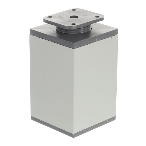 Riex GA36 Meubelpoot 60 x 60 mm, 100 mm, Geanodiseerd aluminium