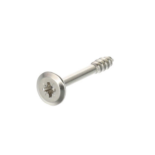 IF Design screw, flat head, PZ2 D4x31/20, nickel plated