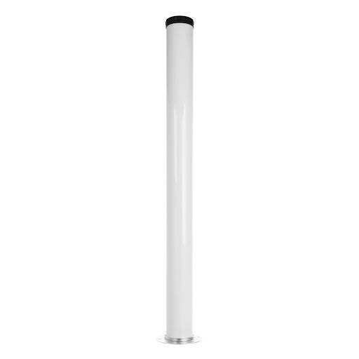 Riex ER60 Table leg with ring, H710 mm, glossy white
