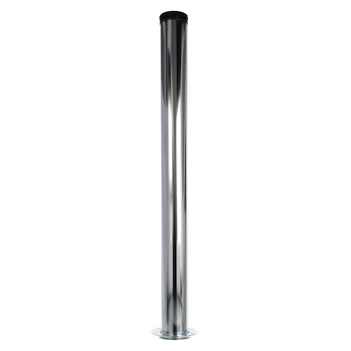 Riex ER60 Table leg with ring, H710 mm, chrome