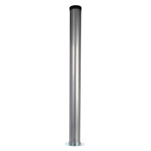 Riex ER60 Table leg with ring, H710 mm, silver