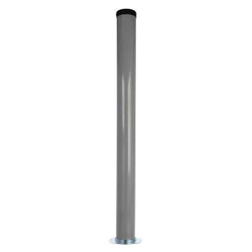 Riex ER60 Table leg with ring, H710 mm, grey