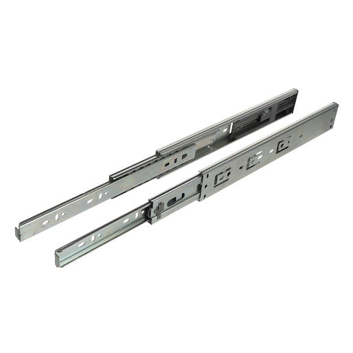 Riex NB48 Ball bearing slide, full extension, soft-close, 30 kg/16 kg, H45, 300 mm, nickel