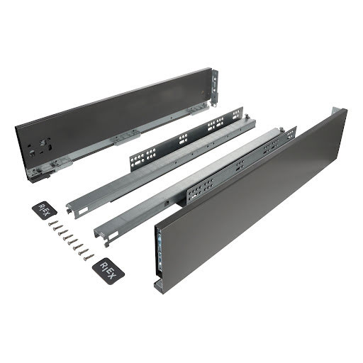 RiexTrack stalčių sistema, 121/550mm, tamsiai pilka