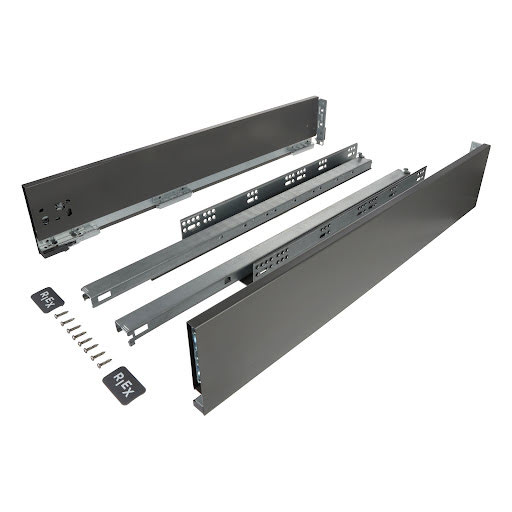 RiexTrack stalčių sistema, 121/650mm, tamsiai pilka
