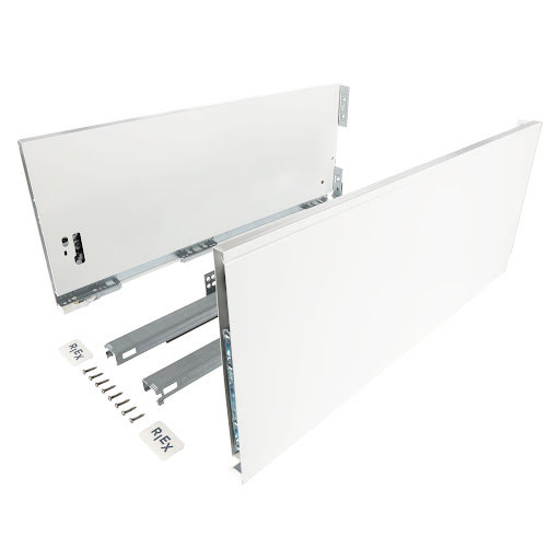 RiexTrack Double wall slide, 249/600 mm, white