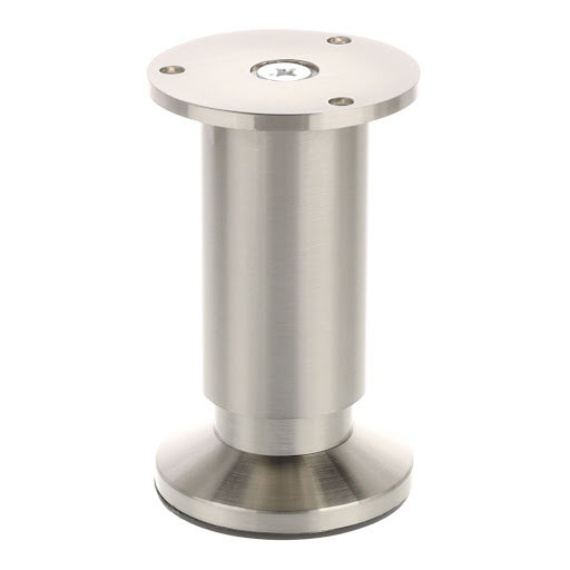 Riex GA88 Furniture leg D18, H100, brushed nickel