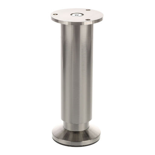 Riex GA88 Furniture leg D38, H150, brushed nickel